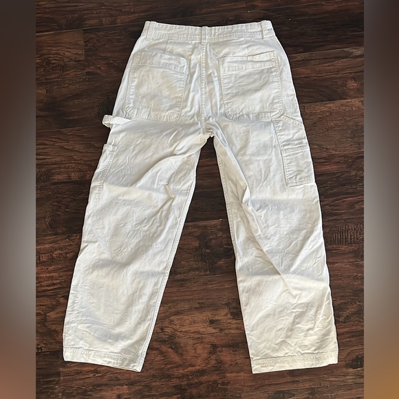 SOLD Free Assembly White Cargo Pants - Picture 2 of 3